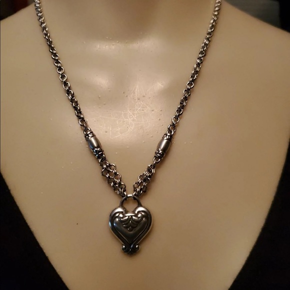 Brighton Victorian Heart Necklace - Picture 4 of 5